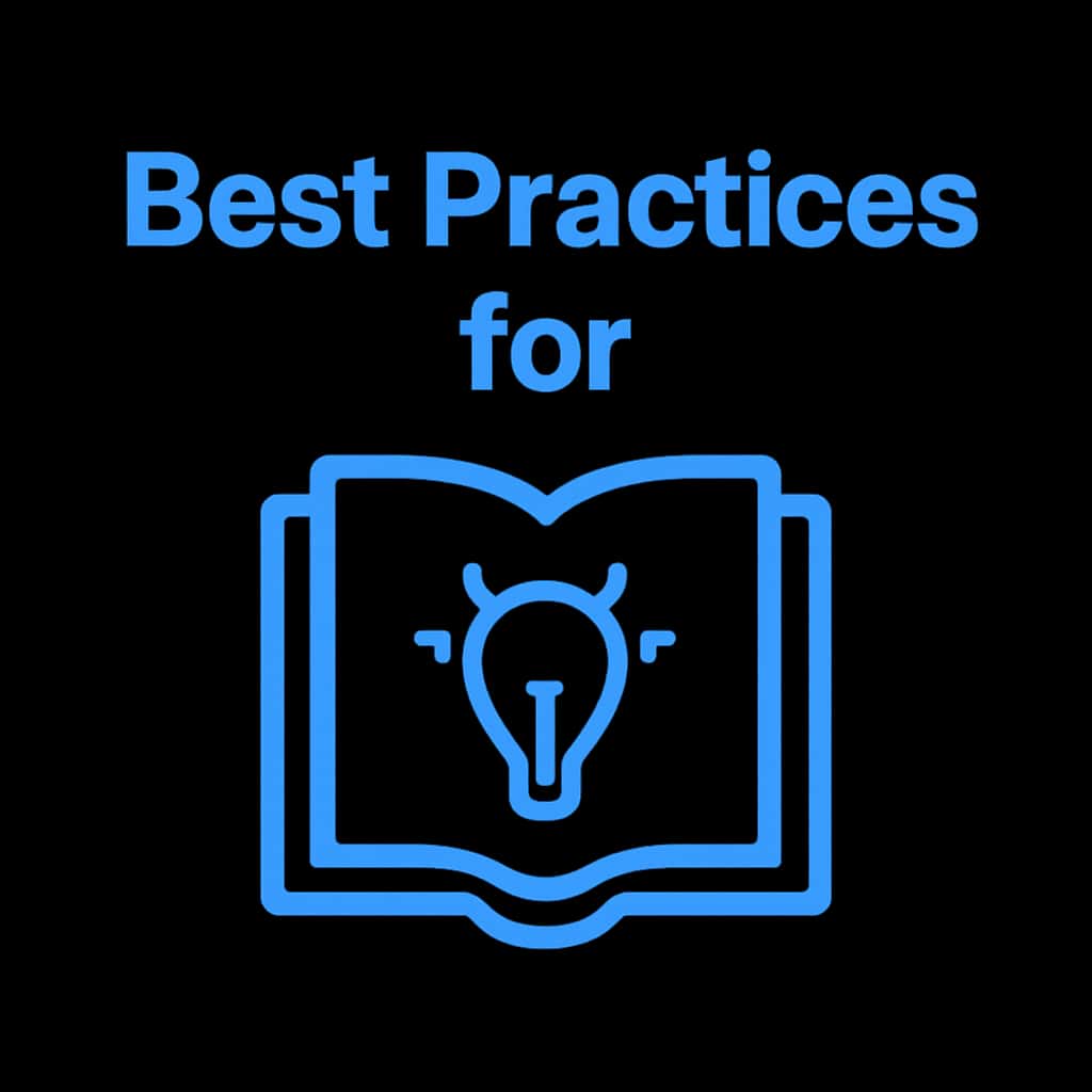 An icon illustrating best practices for Mantrimalls.