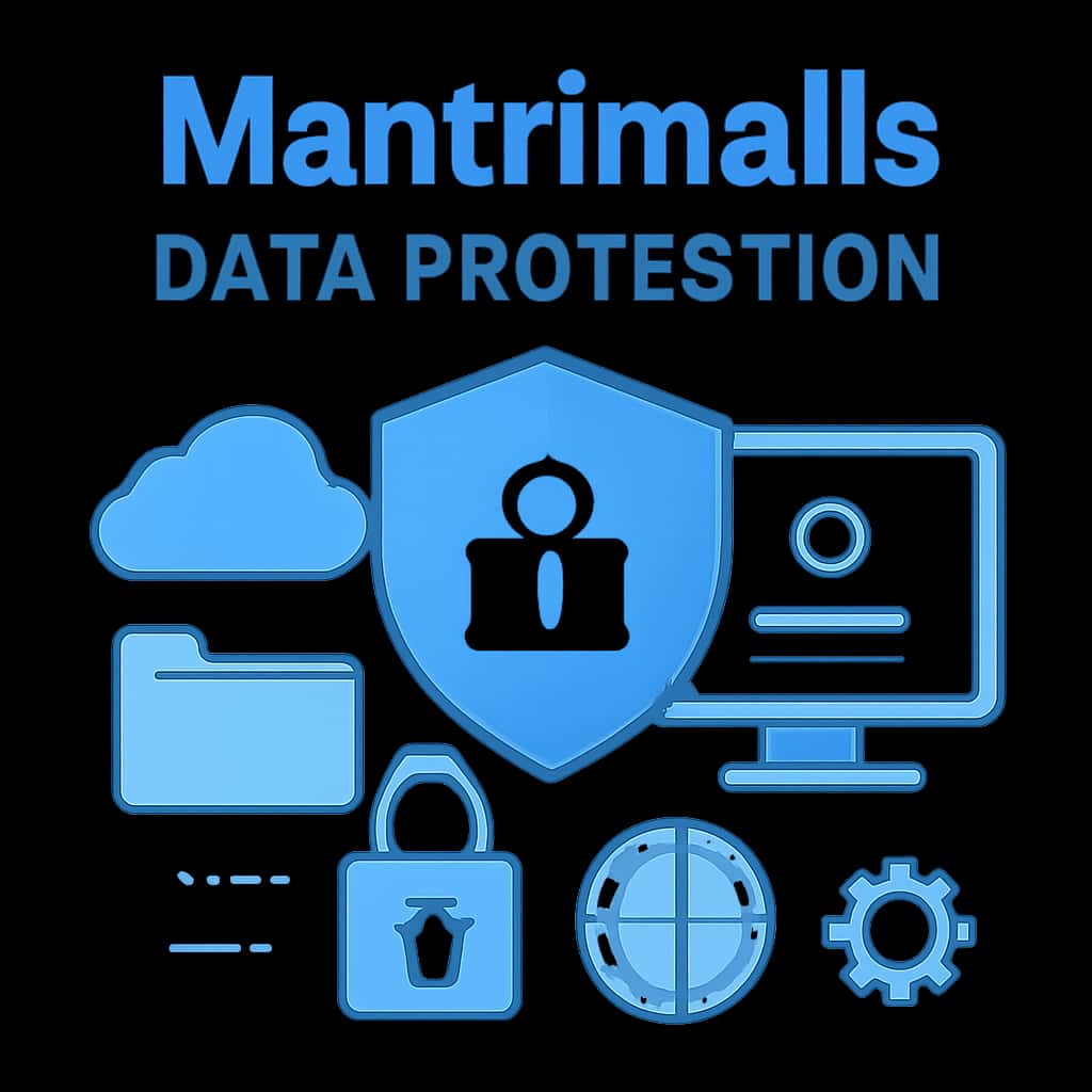 An educational diagram outlining data protection strategies for Mantrimalls.