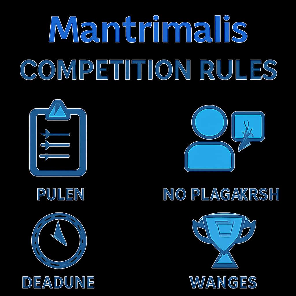 An educational diagram illustrating the Mantrimalls Competition Rules.